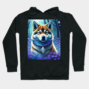 Shiba In A Forest Hoodie